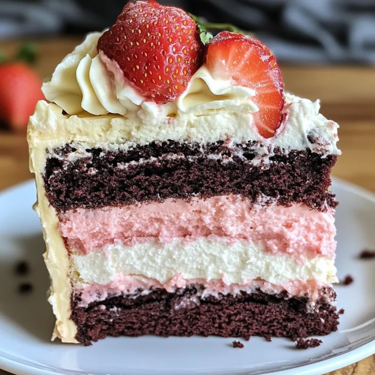 Neapolitan Cake