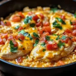 One Pot Queso Chicken and Rice : Easy Comfort Food