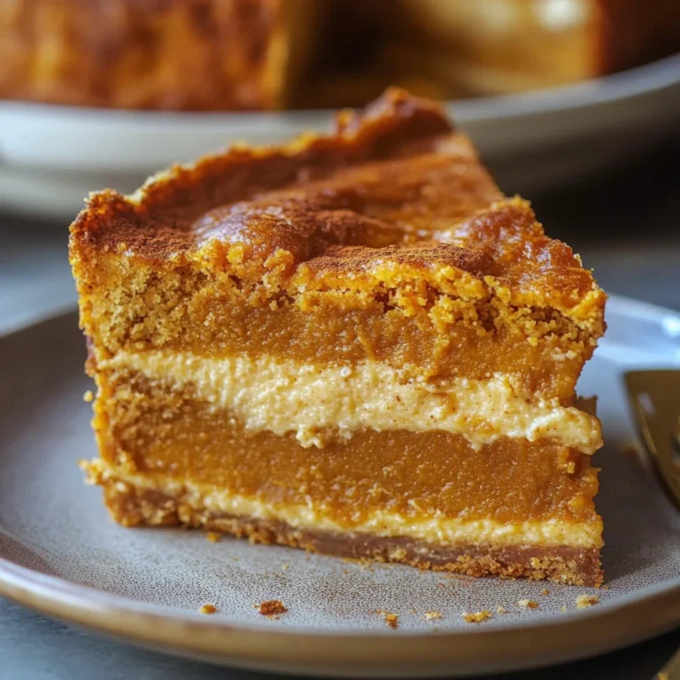 Pumpkin Gooey Butter Cake Recipe