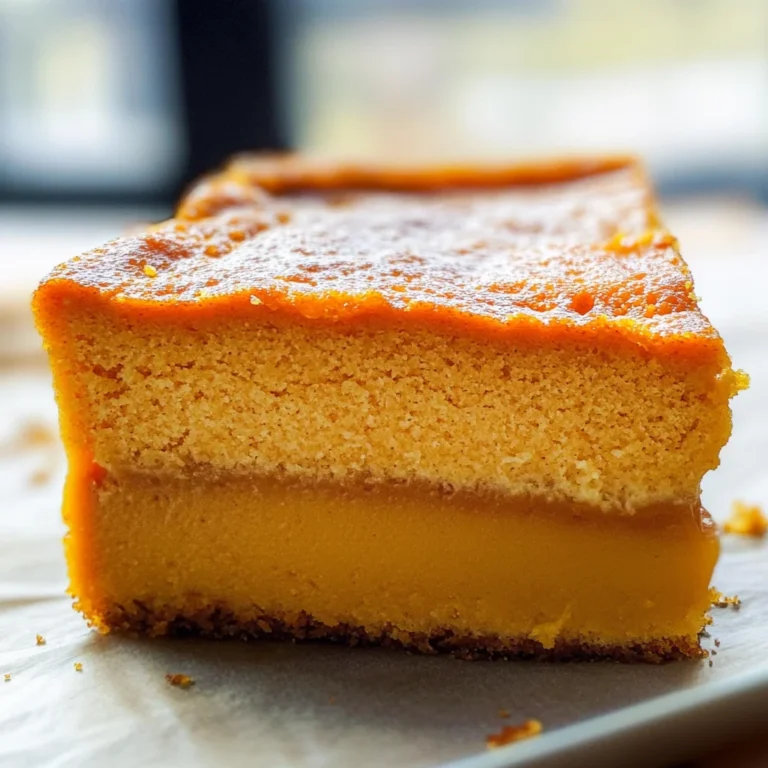 Pumpkin Magic Custard Cake Recipe