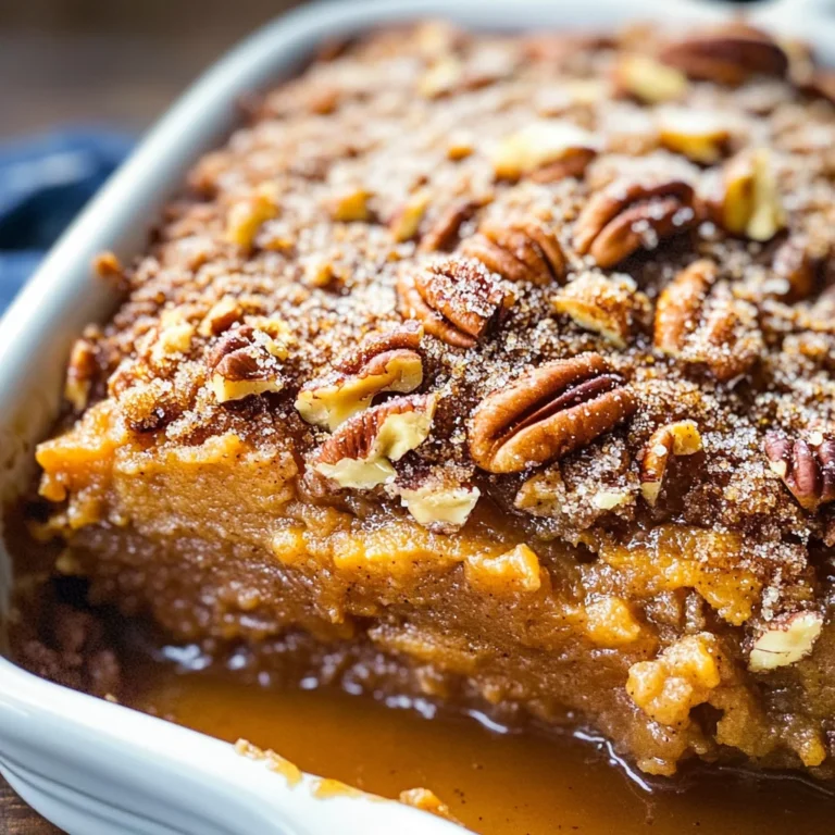 Pumpkin Pecan Cobbler