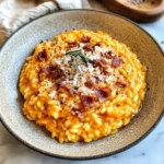 Pumpkin Risotto with Bacon & Parmesan