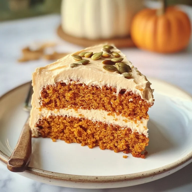 Pumpkin Spice Cake with Brown Sugar Cream Cheese Frosting