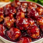 Quick Cranberry Meatballs (Christmas Recipe)