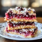Raspberry Coconut Magic Bars