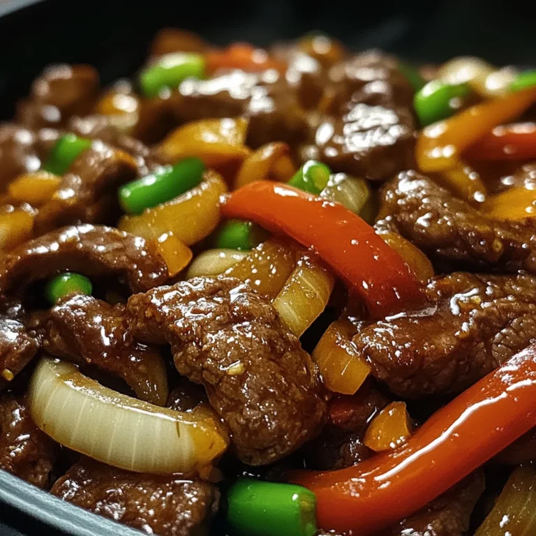 Sizzling Chinese Pepper Steak with Onions