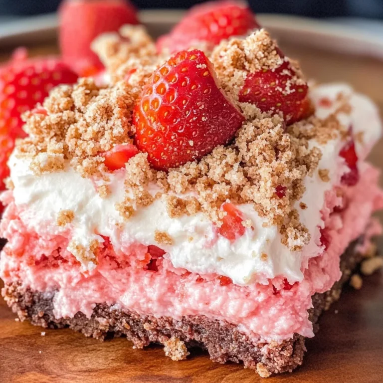Strawberry Crunch Brownies