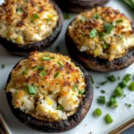 Tasty Crab Stuffed Portobello Mushrooms