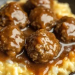 Tasty Slow Cooker Salisbury Steak Meatballs Recipe