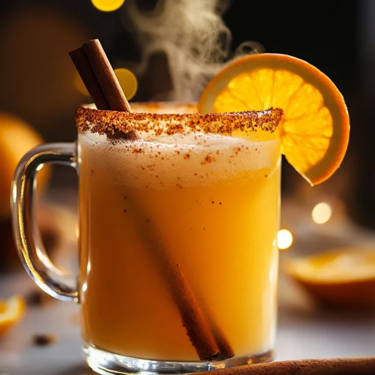 Warm Cinnamon Orange Delight Mocktail Recipe