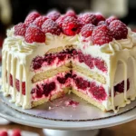 White Chocolate Raspberry Dream Cake : A Heavenly Dessert
