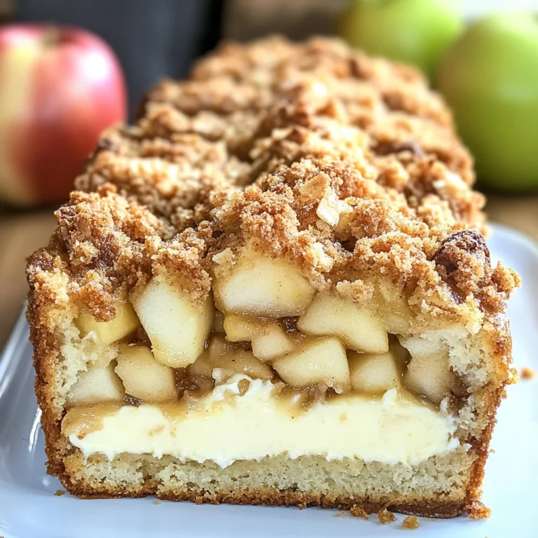 Apple Crisp Cheesecake Bread