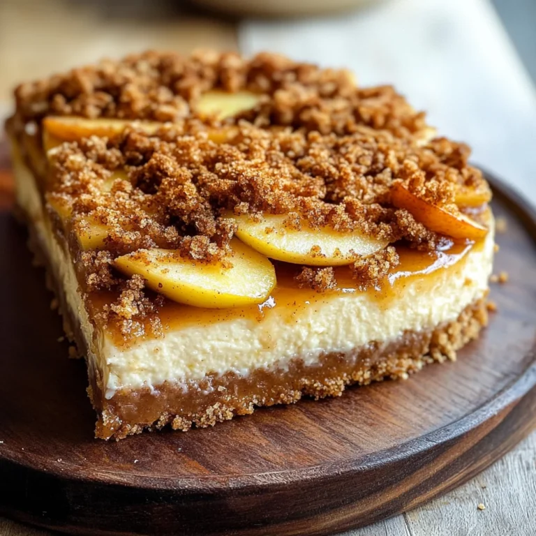 Apple Crumble Cheesecake