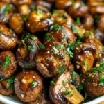 Balsamic Roasted Mushrooms