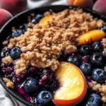 Blueberry Peach Crumble