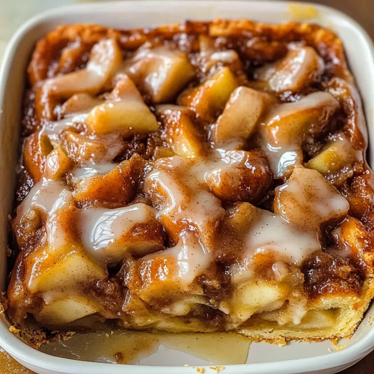 Cinnamon Roll Apple Pie