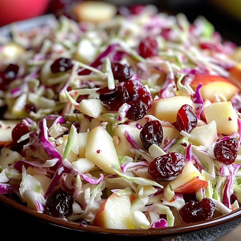 Cranberry Apple Coleslaw: A Delicious & Healthy Recipe