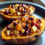 Cranberry Apple Twice-Baked Sweet Potatoes