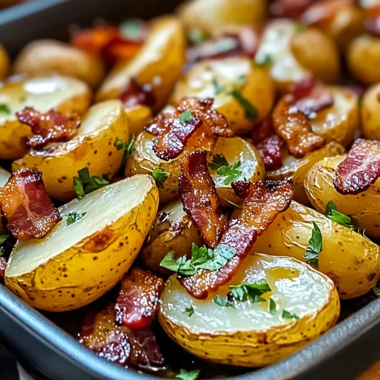 Crispy Bacon Honey Roasted Potatoes