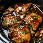 Crockpot Bourbon Chicken