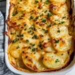Dad’s Creamy & Cheesy Au Gratin Potatoes