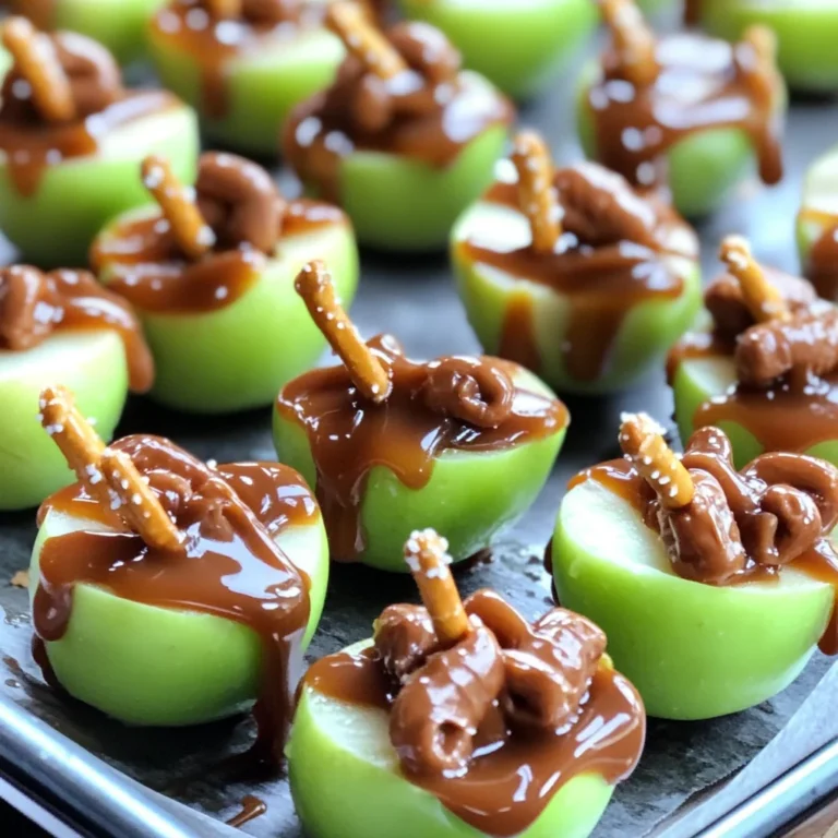 Easy Caramel Apple Bites