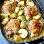 French Chicken Casserole a la Normande