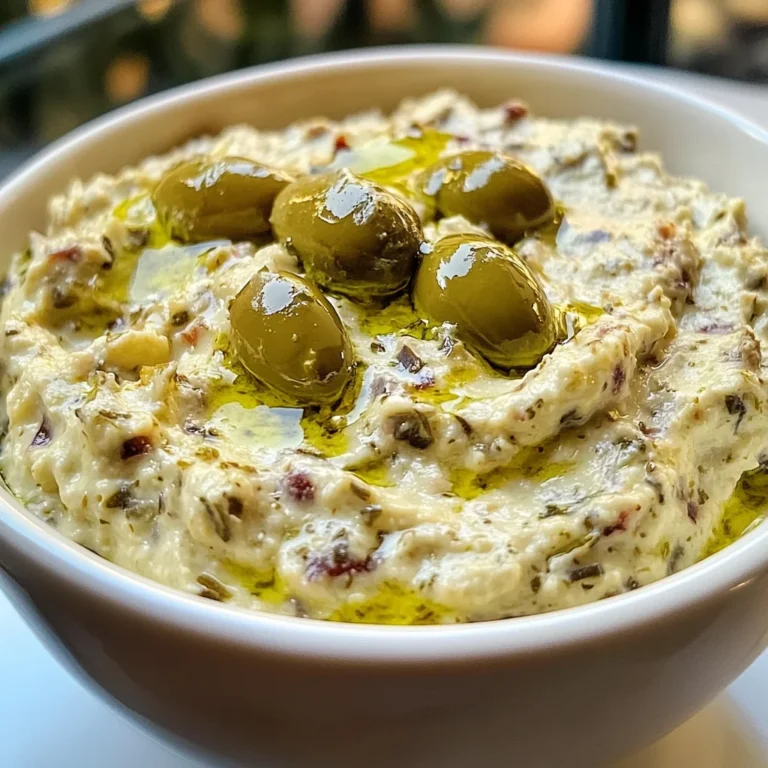 Green Olive Dip – Easy Creamy Party Favorite