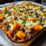Ground Turkey Sweet Potato Casserole