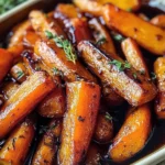 Honey Balsamic Roasted Carrots
