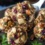 Mini Cranberry Pecan Goat Cheese Balls