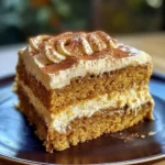 Pumpkin Spice Gooey Cake with Cream Cheese Frosting