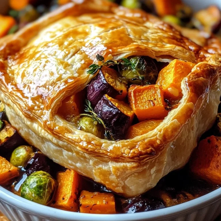 Roasted Autumn Vegetable Pot Pies
