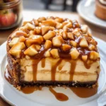 Salted Caramel Apple Pie Cheesecake