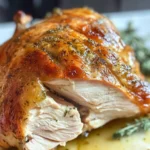 Super Juicy Turkey Baked In Cheesecloth and White Wine