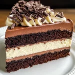 Tuxedo Cake – Triple Chocolate Mousse Cake