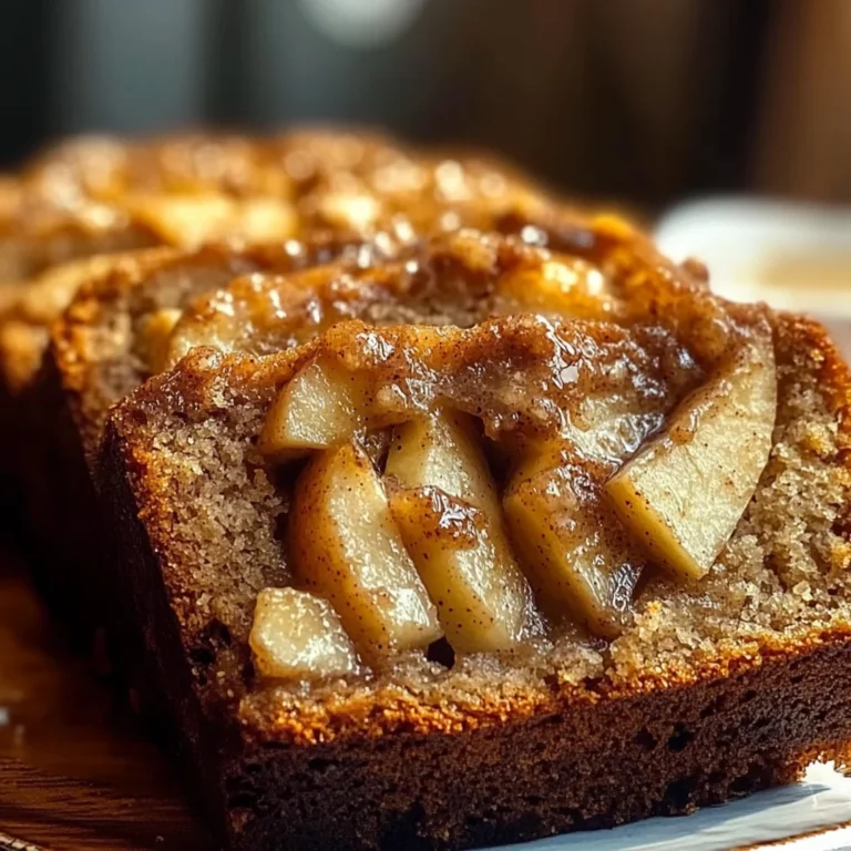 Warm Cinnamon-Spiced Apple Bread