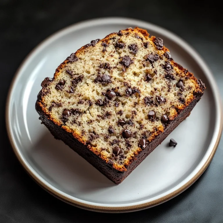 Banana Bread Recipe with Chocolate Chips