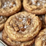Brown Butter Coffee Toffee Cookies