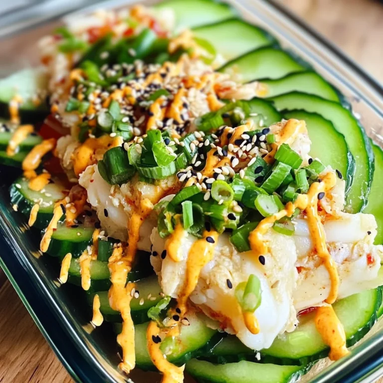 California Roll Cucumber Salad
