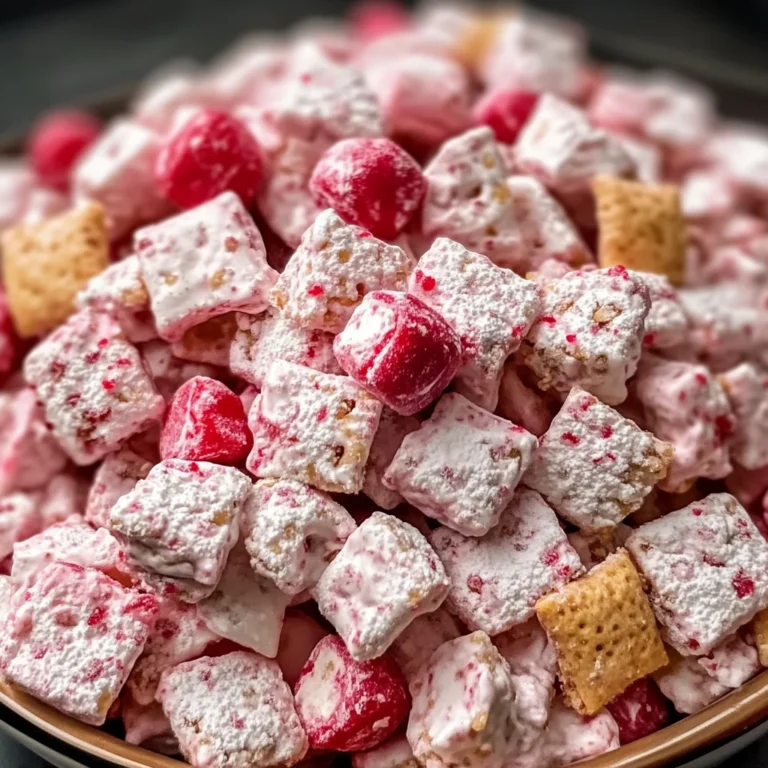 Cherry Cheesecake Puppy Chow