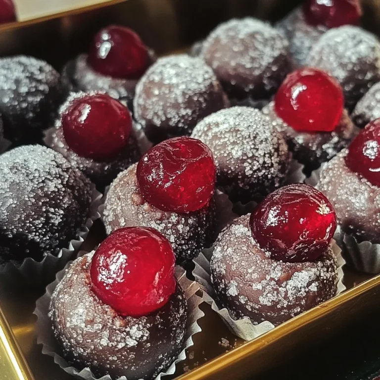 Cherry Rum Balls