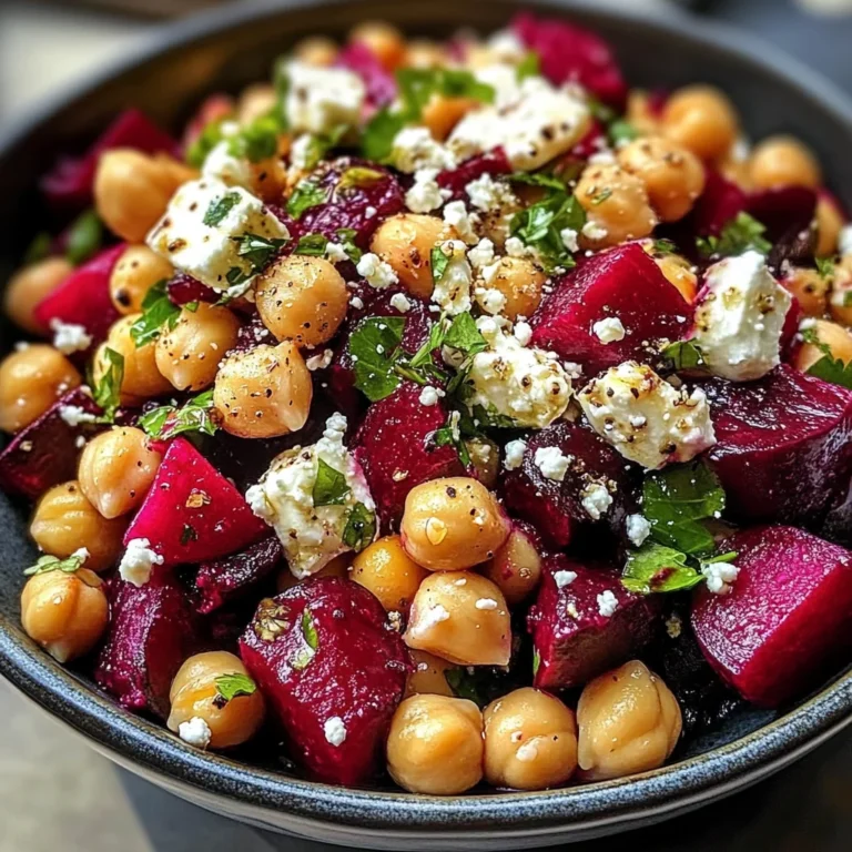 Chickpea, Beet and Feta Salad