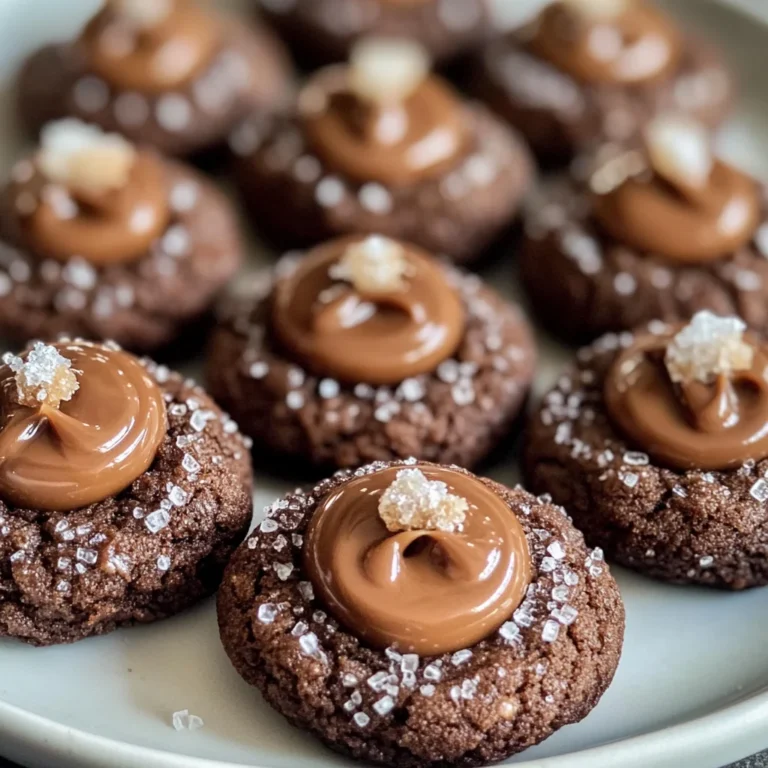 Chocolate Caramel Blossoms
