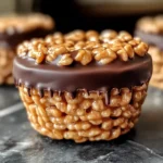 Chocolate Peanut Butter Rice Krispie Cups