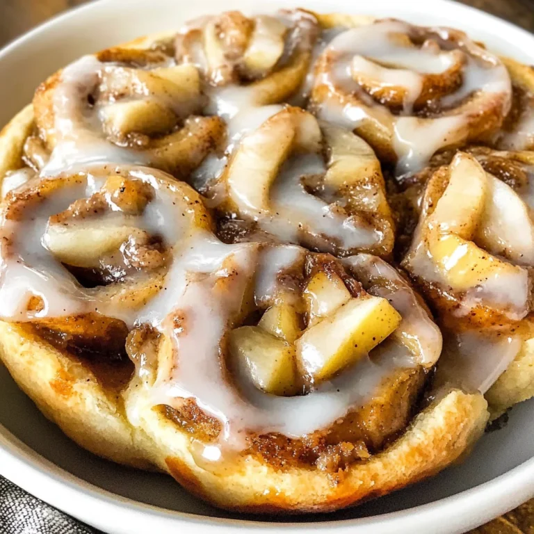 Cinnamon Roll Apple Pie