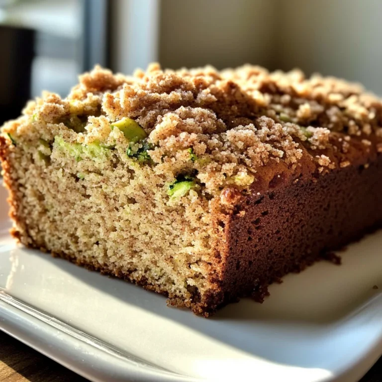 Cinnamon Streusel Topped Zucchini Bread Bakery Style: A Stunning Loaf