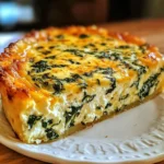 Cottage Cheese and Spinach Crustless Quiche