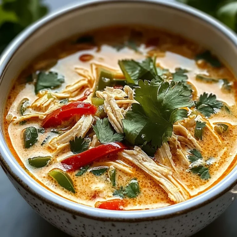Easy Thai Coconut Chicken Soup