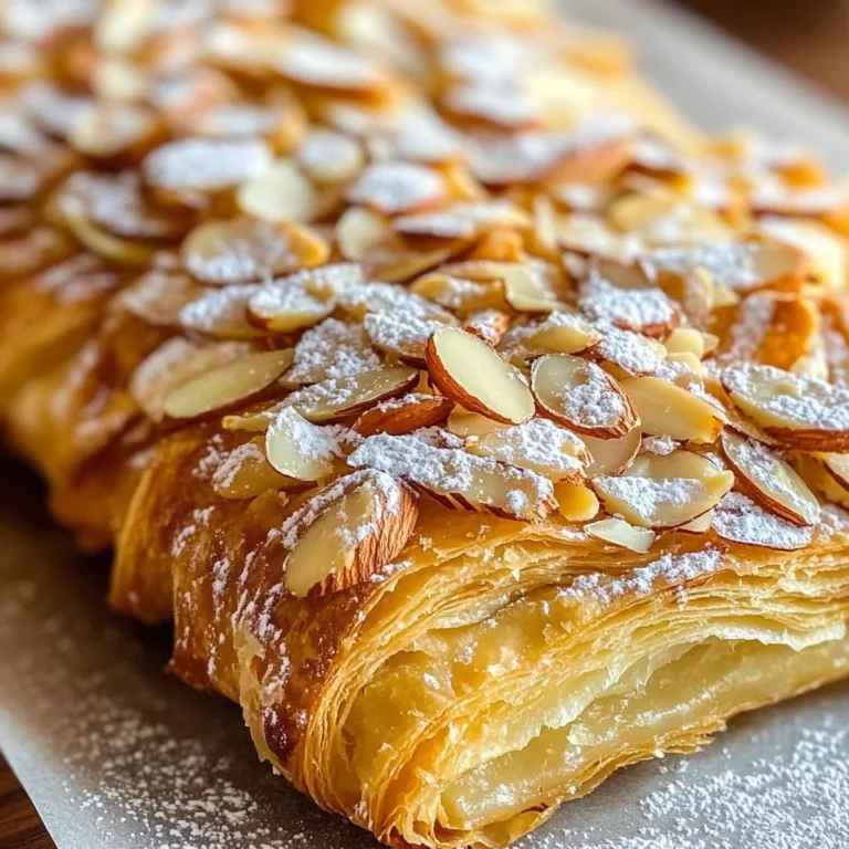 Flaky Sweet Almond Pastry